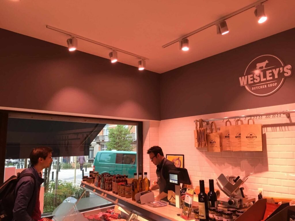 Wesleys Butcher Shop boucherie caisse