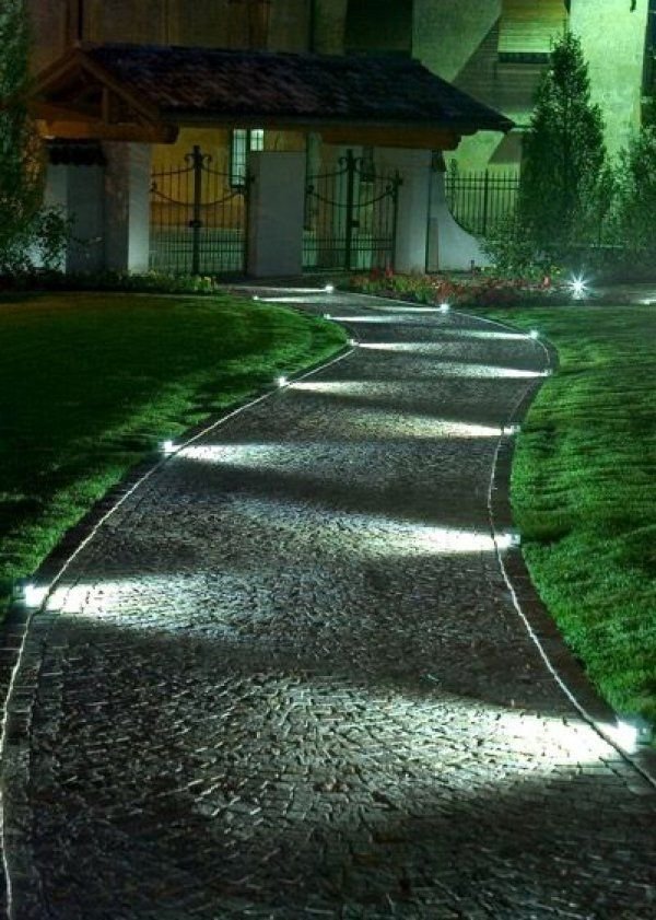Buitenverlichting voor opritten en binnenplaatsen