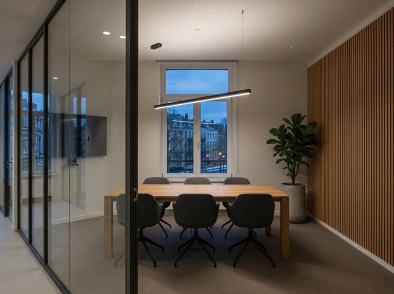 Éclairage de bureaux en hiver : le blanc dynamique