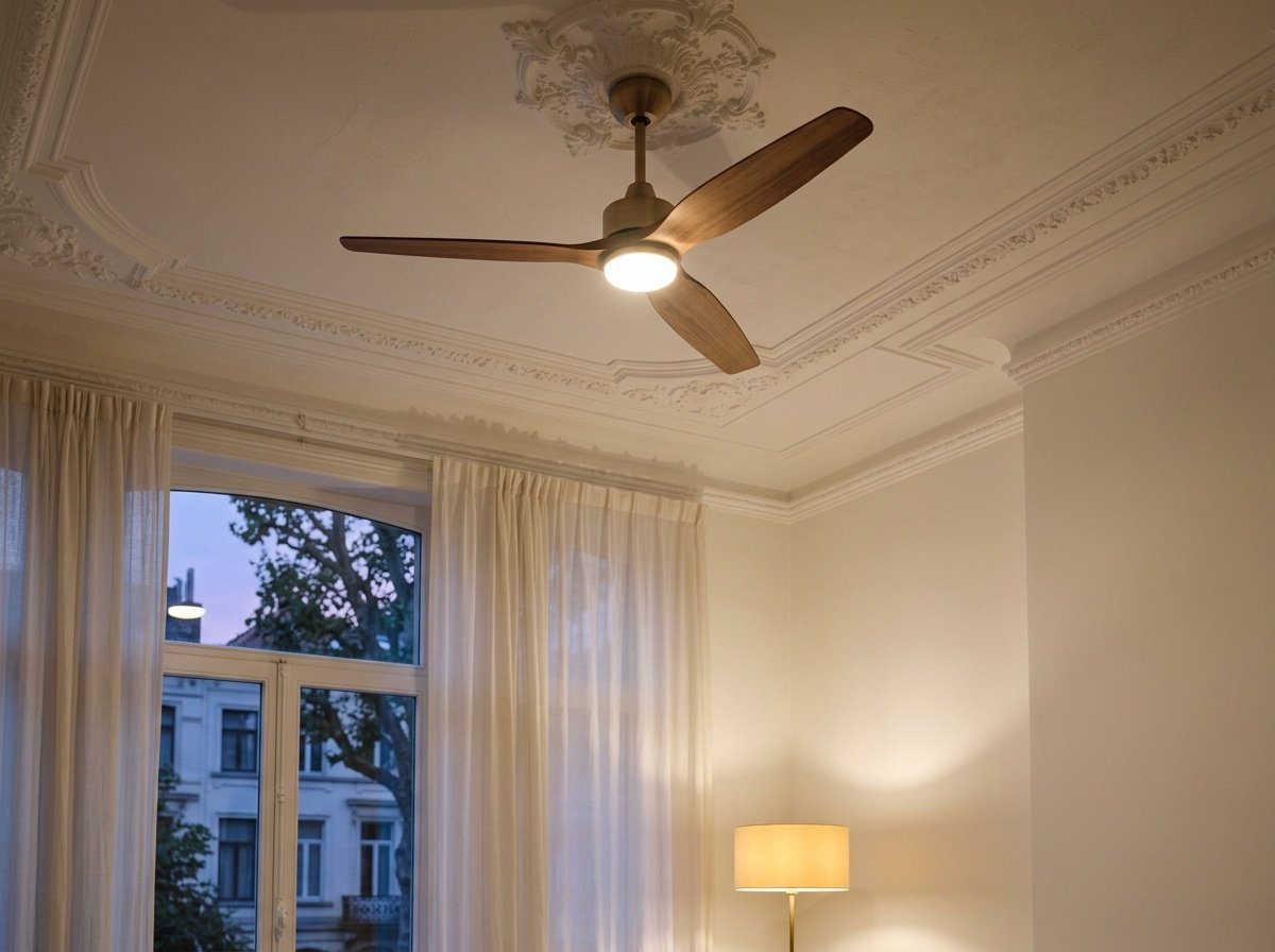 ventilateur plafond lumière appartement